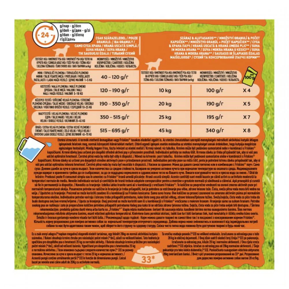 З куркою для дорослих собак ・ 10кг ・ Сухий корм Purina Friskies Balance ・ EAN 7613031395491 - Зображення 5