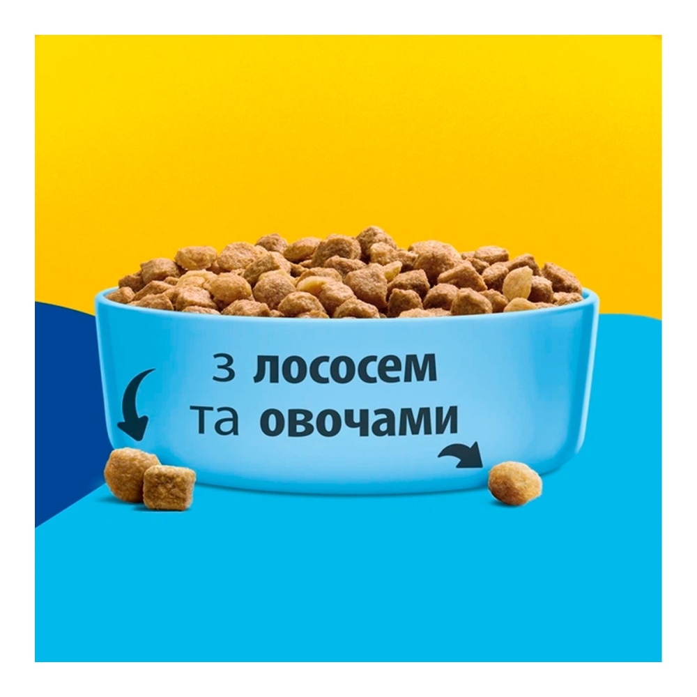 З лососем та овочами для стерилізованих котів ・ 10кг ・ Сухий корм Purina Friskies ・ EAN 8445291762763 - Зображення 9