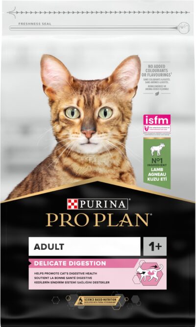 З ягням для котів з чутливим травленням ・ 10кг ・ Сухий корм Pro Plan Delicate ・ EAN 7613035846944