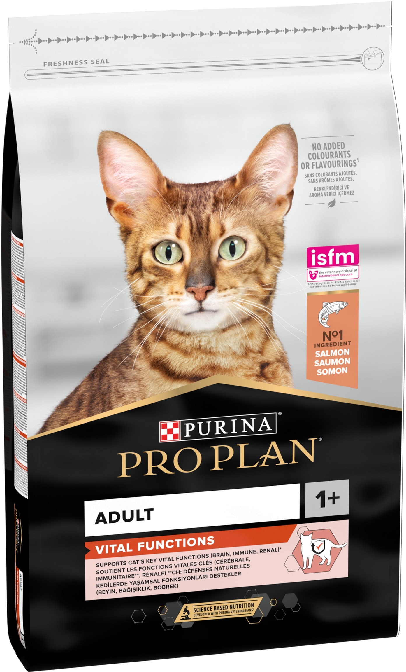 З лососем для дорослих котів ・ 10кг ・ Сухий корм Pro Plan Vital Functions ・ EAN 7613036508315 - Зображення 8