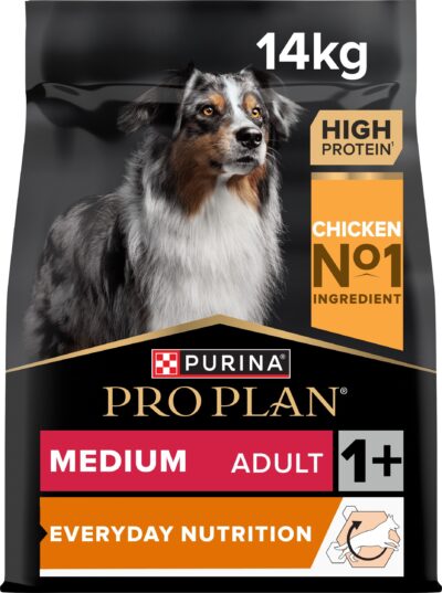 З куркою для собак середніх порід ・ 14кг ・ Сухий корм Pro Plan Medium ・ EAN 7613035120488