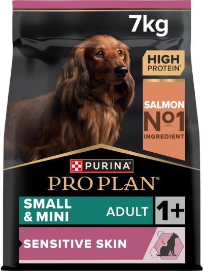 З лософем для собак дрібних порід ・ 7кг ・ Сухий корм Pro Plan Small & Mini Sensitive Skin ・ EAN 7613035123441
