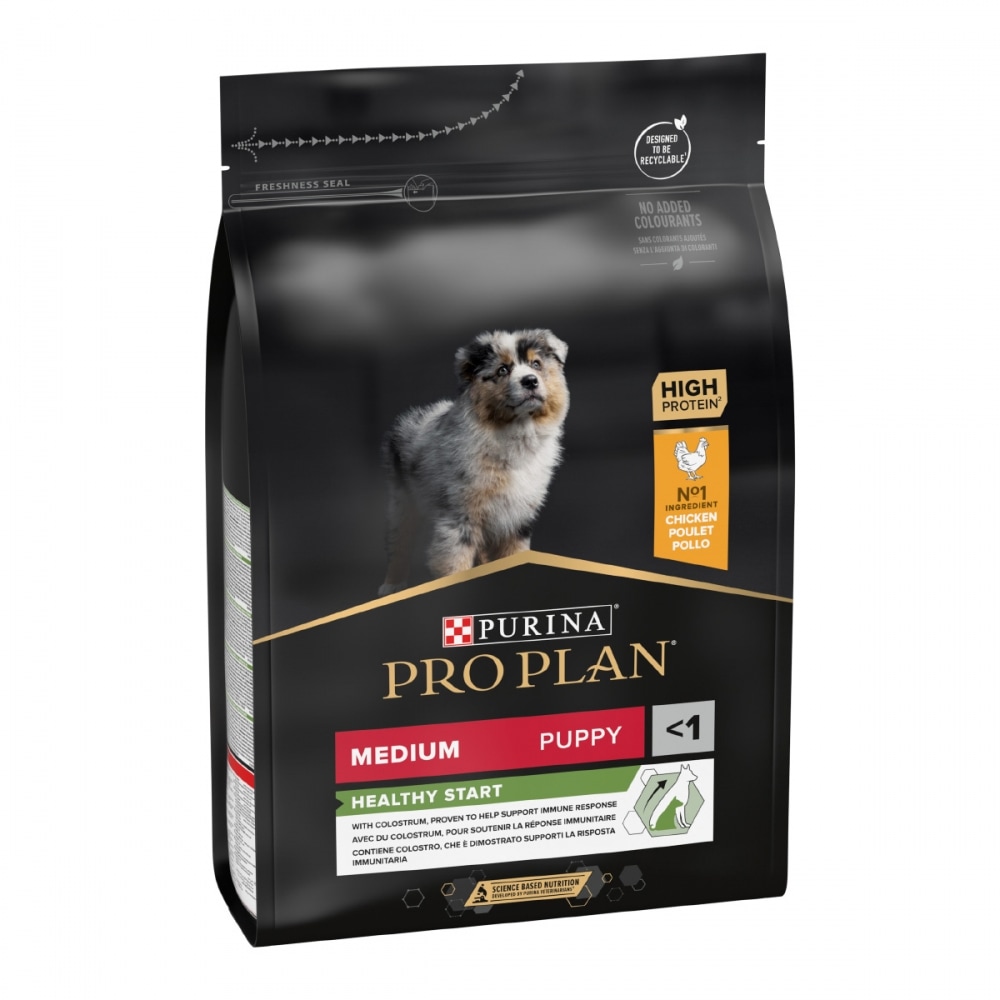 З куркою для цуценят середніх порід ・ 12кг ・ Сухий корм Pro Plan Medium Healthy Start ・ EAN 7613035120402 - Зображення 4