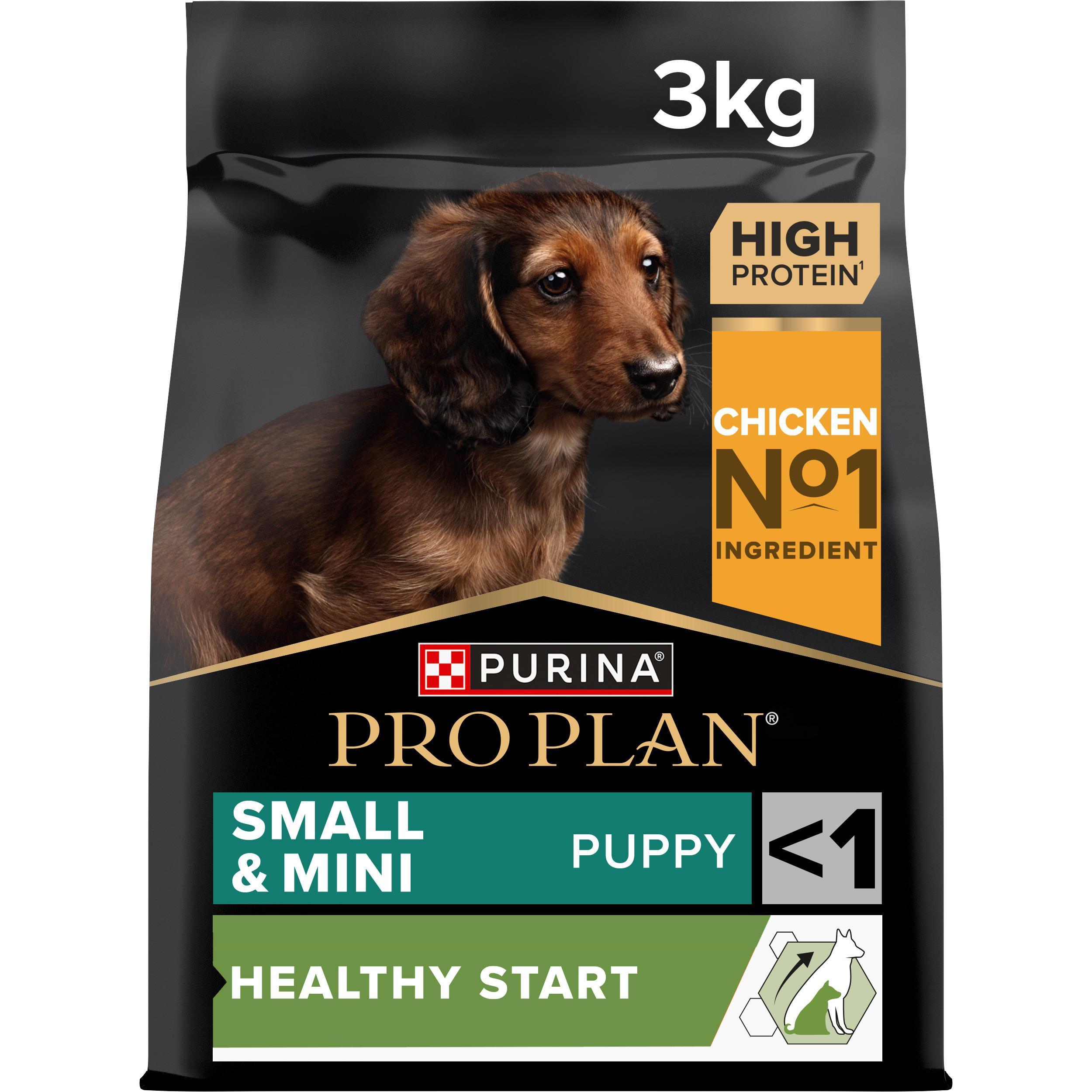 З куркою для цуценят дрібних порід ・ 3кг ・ Сухий корм Pro Plan Small & Mini Healthy Start ・ EAN 7613035114340