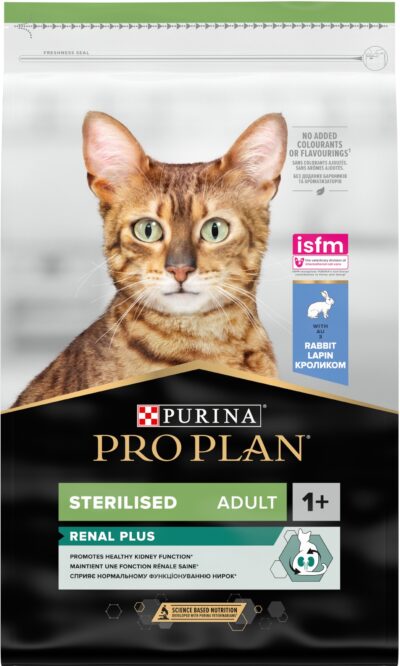 З кроликом для стерилізованих котів ・ 10кг ・ Сухий корм Pro Plan Renal Plus ・ EAN 7613033566486