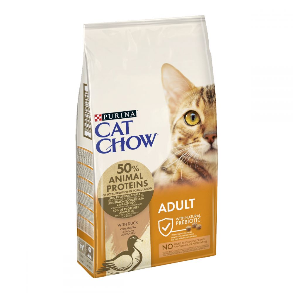 З качкою для дорослих котів ・ 15кг ・ Сухий корм Purina Cat Chow Adult ・ EAN 7613035394889 - Зображення 10