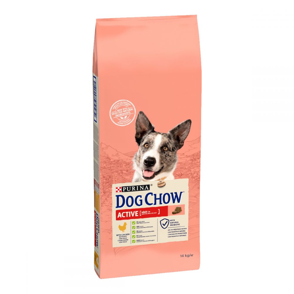 З куркою для активних собак ・ 14кг ・ Сухий корм Dog Chow Active ・ EAN 7613034487933 - Зображення 5