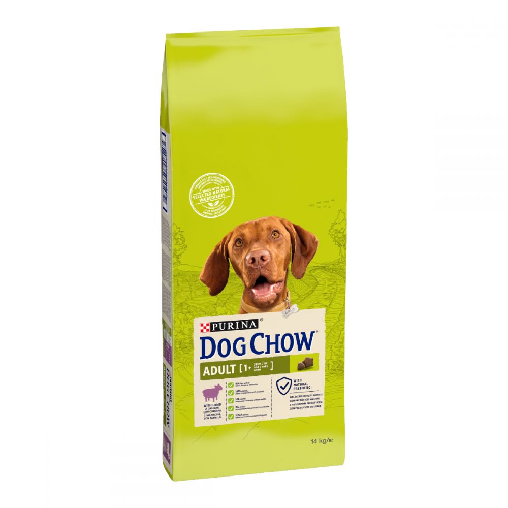 З ягням для дорослих собак ・ 14кг ・ Сухий корм Dog Chow Adult ・ EAN 7613034487636 - Зображення 5