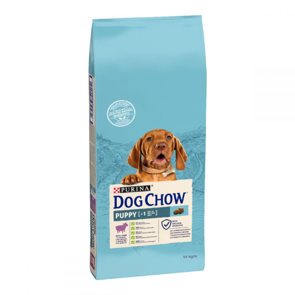 З ягням для цуценят ・ 14кг ・ Сухий корм Dog Chow Puppy ・ EAN 7613034487872 - Зображення 5