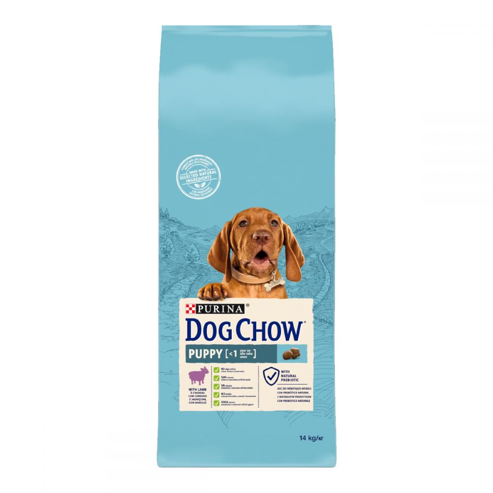 З ягням для цуценят ・ 14кг ・ Сухий корм Dog Chow Puppy ・ EAN 7613034487872 - Зображення 10